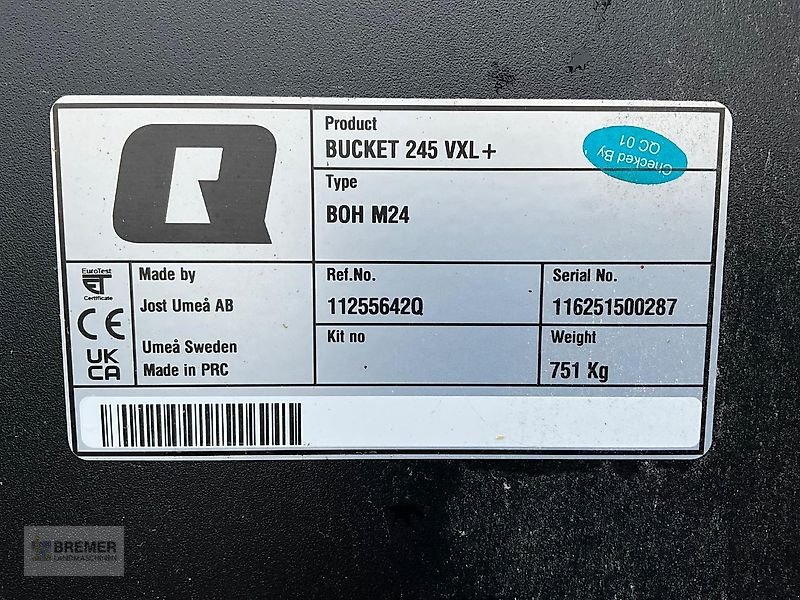 Ladeschaufel typu Alö QUICKE ALÖ VXL 2450, Vorführmaschine v Asendorf (Obrázek 18)