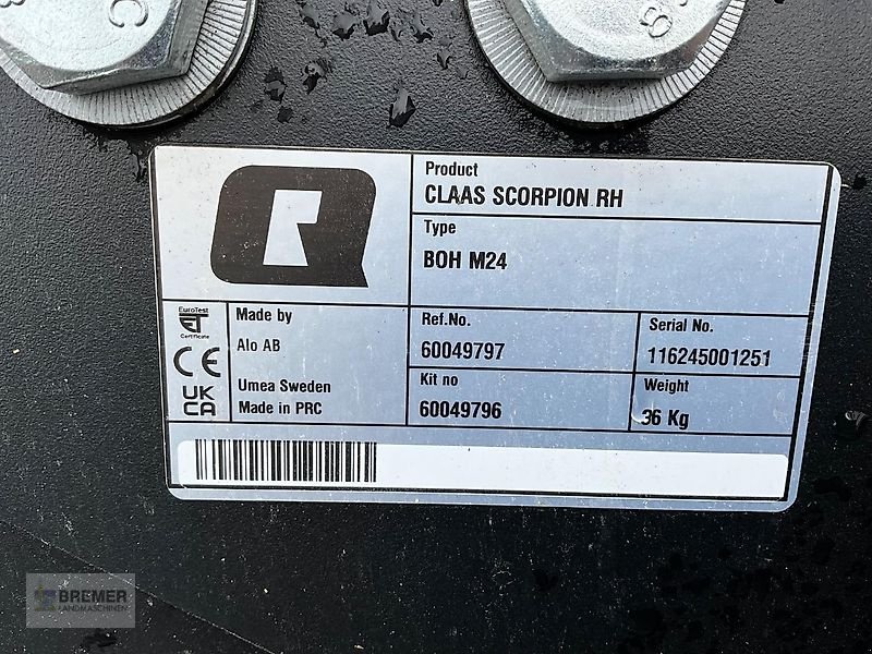 Ladeschaufel typu Alö QUICKE ALÖ VXL 2450, Vorführmaschine v Asendorf (Obrázek 13)