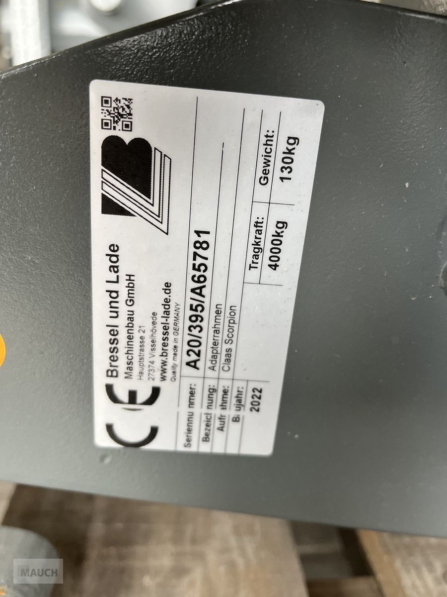 Ladeschaufel tip Bressel & Lade Adapter Claas Scorpion auf Dreipunkt A20, Neumaschine in Burgkirchen (Poză 13)