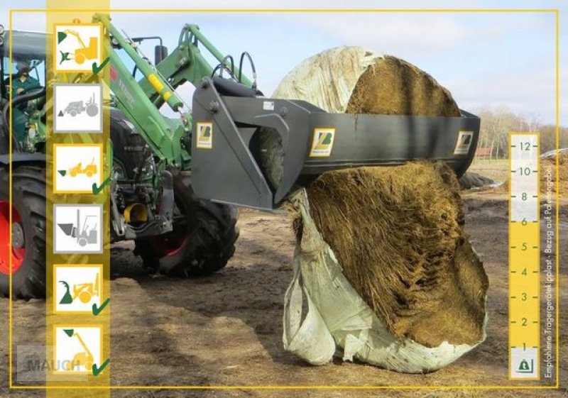 Ladeschaufel des Typs Bressel & Lade Ballenschneidzange / Ballenschneidschaufel, Neumaschine in Burgkirchen (Bild 8)