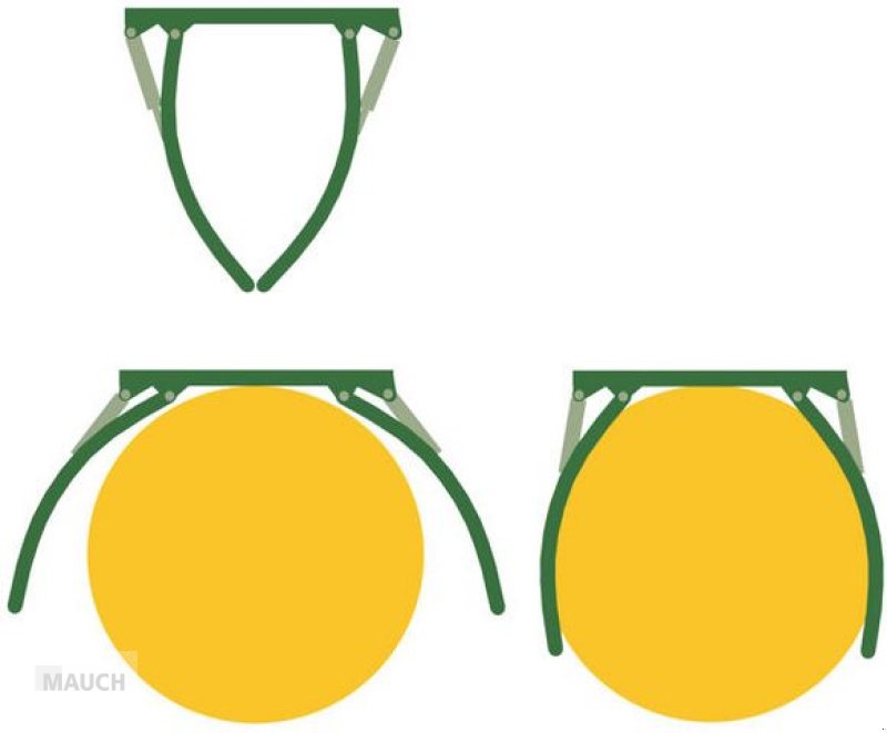 Ladeschaufel des Typs Bressel & Lade Ballenzange mit Euro-Aufnahme AKTION, Neumaschine in Burgkirchen (Bild 8)