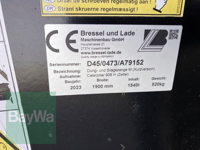 Ladeschaufel des Typs Bressel & Lade DUNG- UND SILAGEZANGE BRESSEL, Neumaschine in Großweitzschen  (Bild 4)
