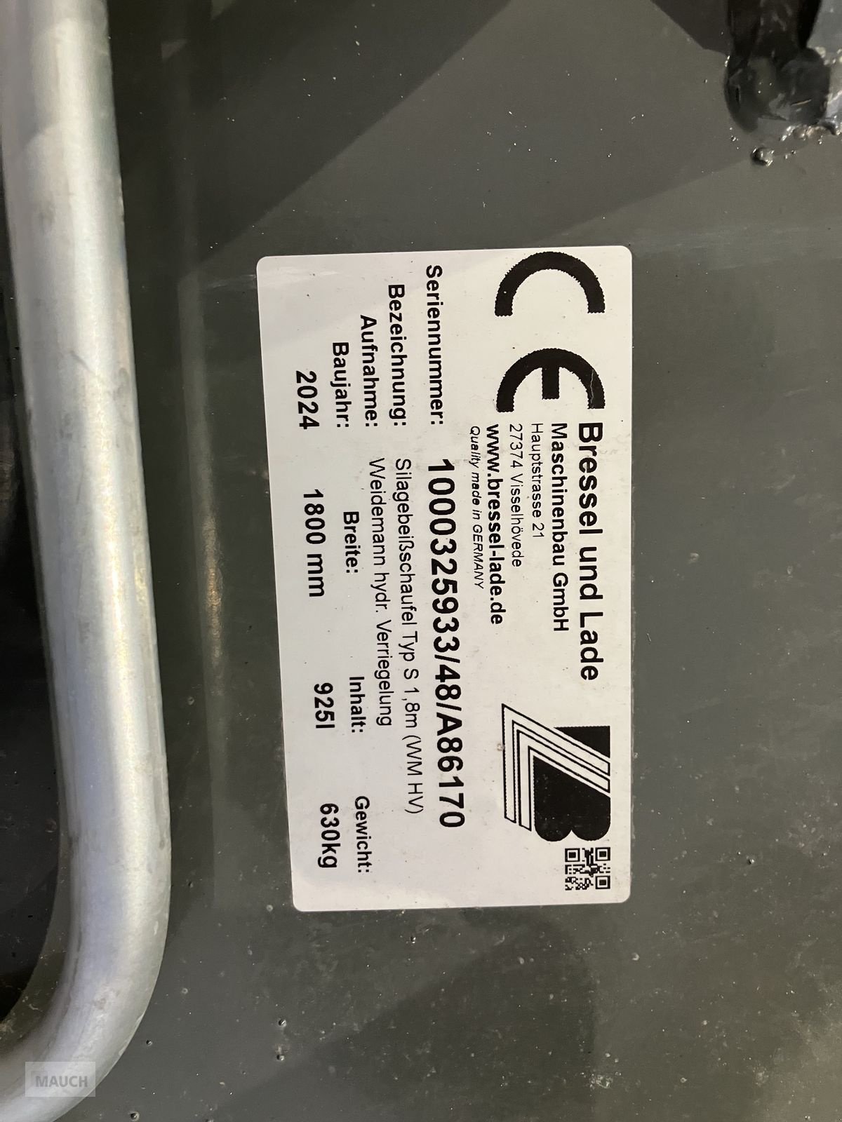 Ladeschaufel des Typs Bressel & Lade Greifschaufel 1800mm, Gebrauchtmaschine in Burgkirchen (Bild 2)