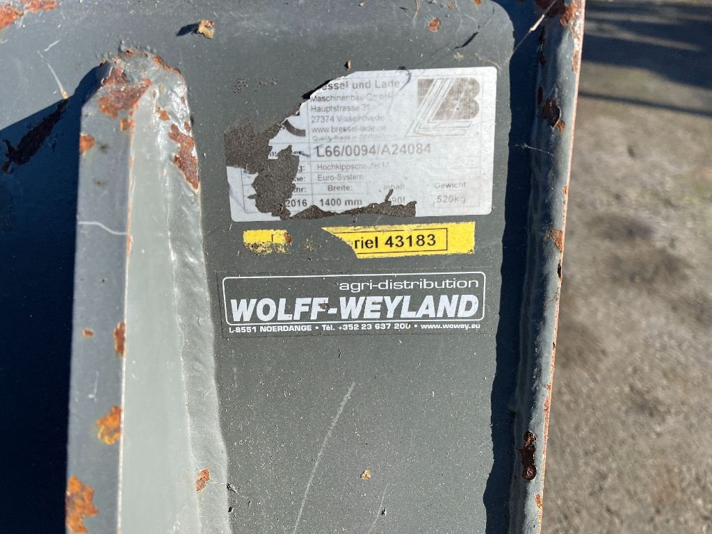 Ladeschaufel des Typs Bressel & Lade HKS 1400M, Gebrauchtmaschine in Noerdange (Bild 8)