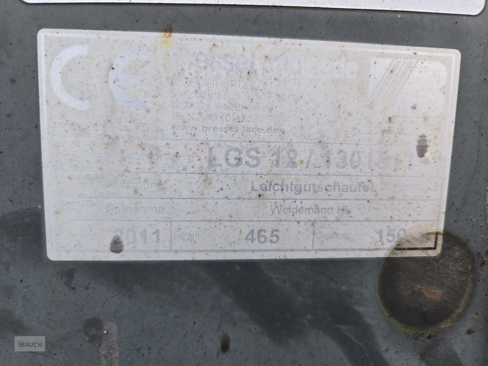 Ladeschaufel типа Bressel & Lade Leichtgutschaufel 1200mm, Gebrauchtmaschine в Burgkirchen (Фотография 4)