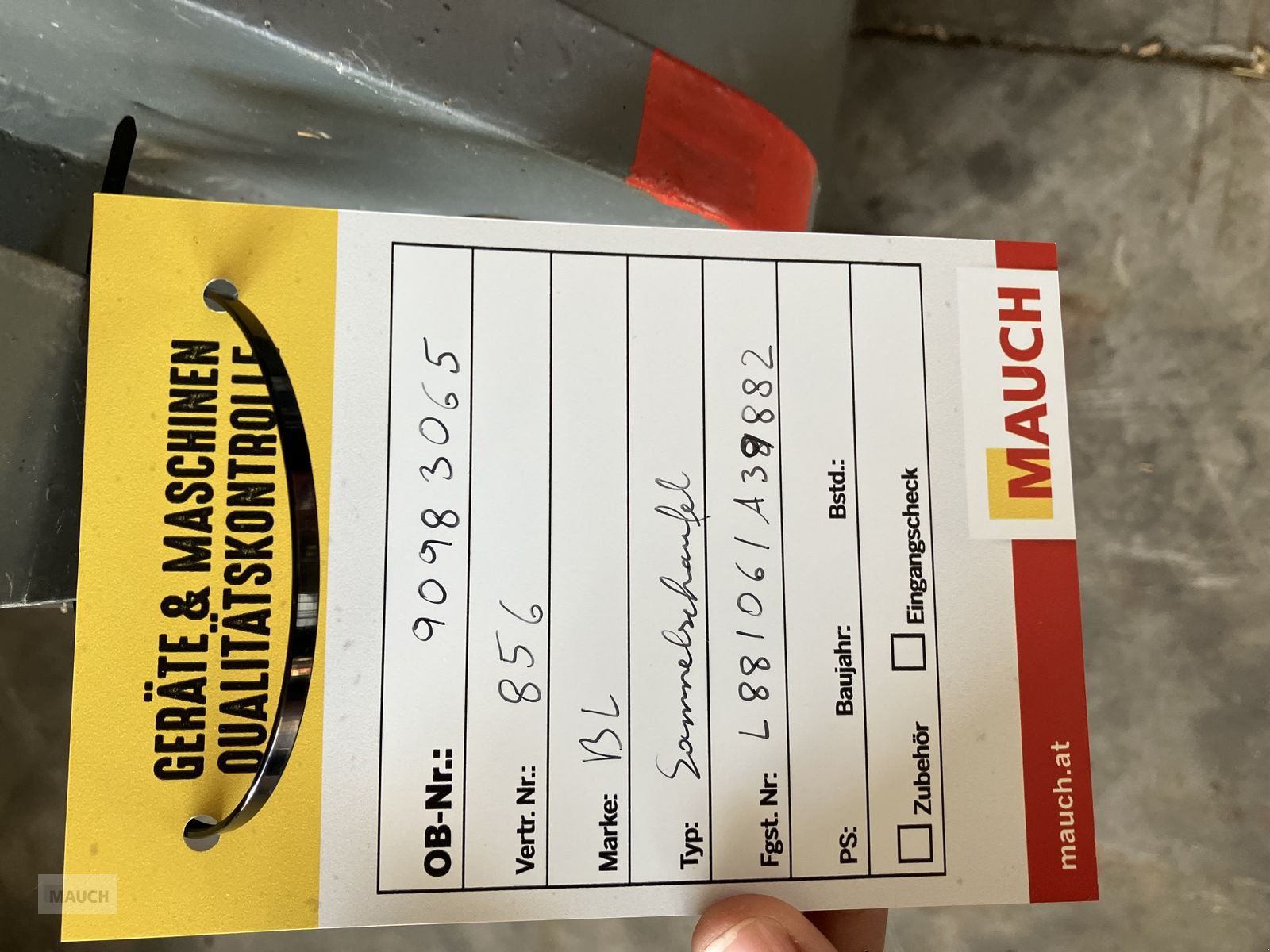 Ladeschaufel des Typs Bressel & Lade Sammelschaufel 900mm, Gebrauchtmaschine in Burgkirchen (Bild 6)