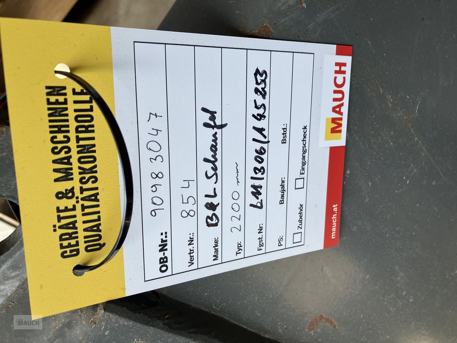 Ladeschaufel des Typs Bressel & Lade Schaufel 2200mm, Gebrauchtmaschine in Burgkirchen (Bild 4)