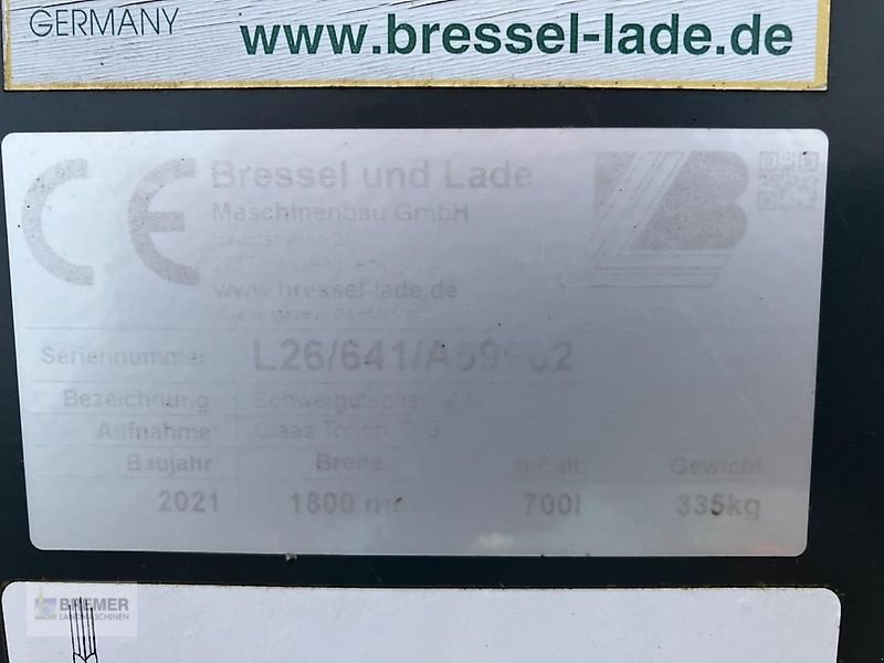 Ladeschaufel typu Bressel & Lade Schwergutschaufel M CLAAS TORION, Vorführmaschine v Asendorf (Obrázek 14)