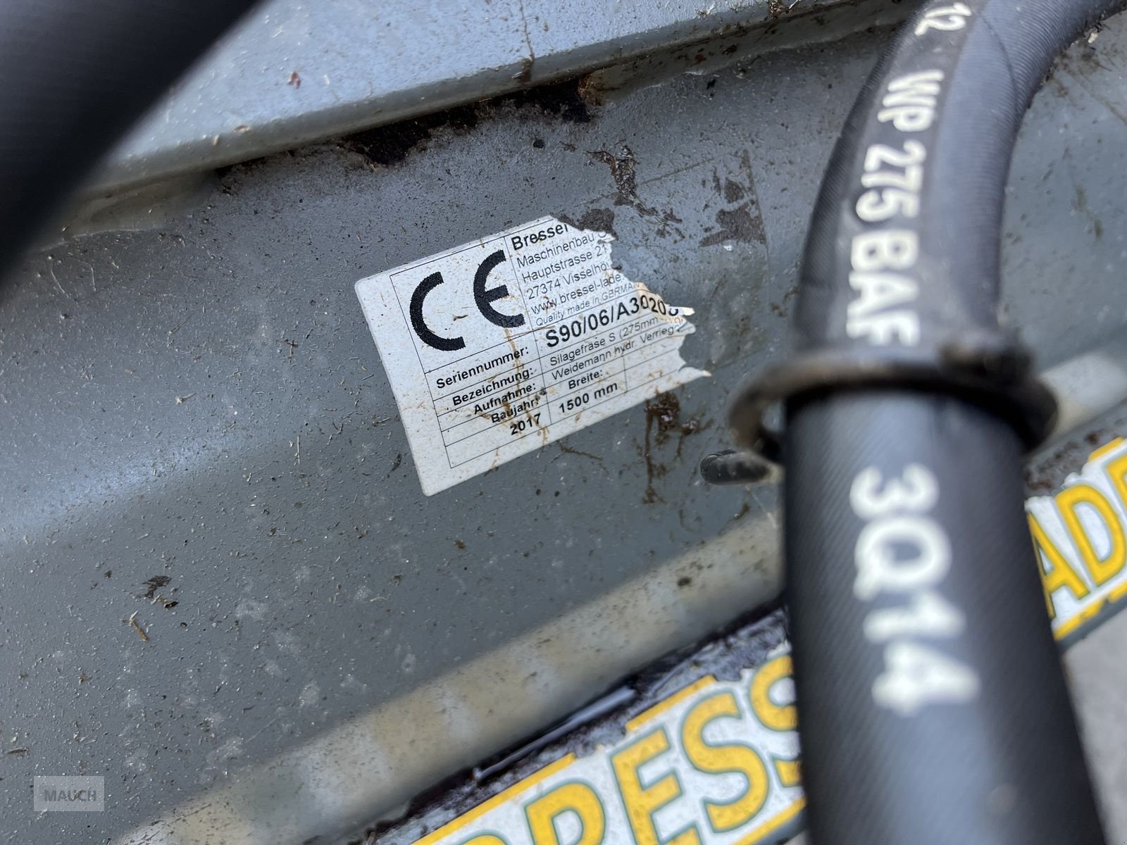 Ladeschaufel des Typs Bressel & Lade Silofräse 1500mm Weidemann HV, Gebrauchtmaschine in Burgkirchen (Bild 8)