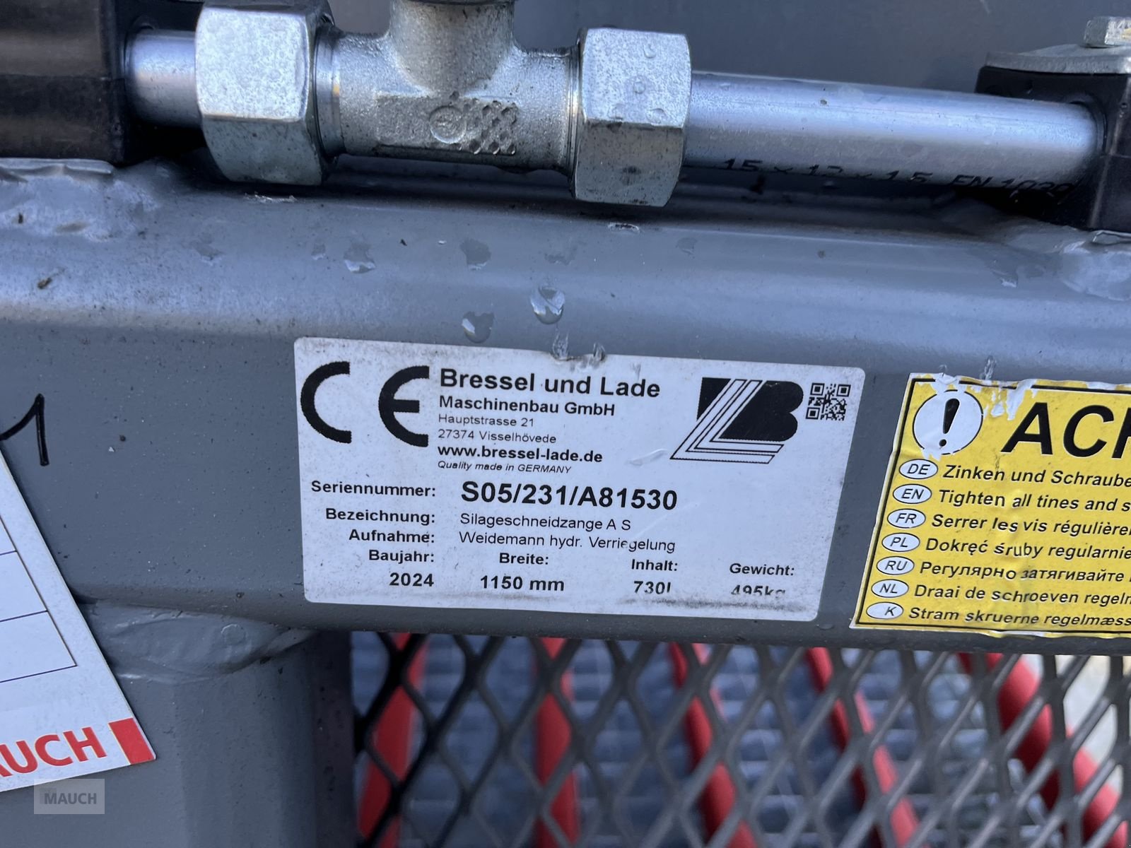 Ladeschaufel of the type Bressel & Lade Silozange A115 mit Weidemann HV-ECS, Gebrauchtmaschine in Burgkirchen (Picture 6)