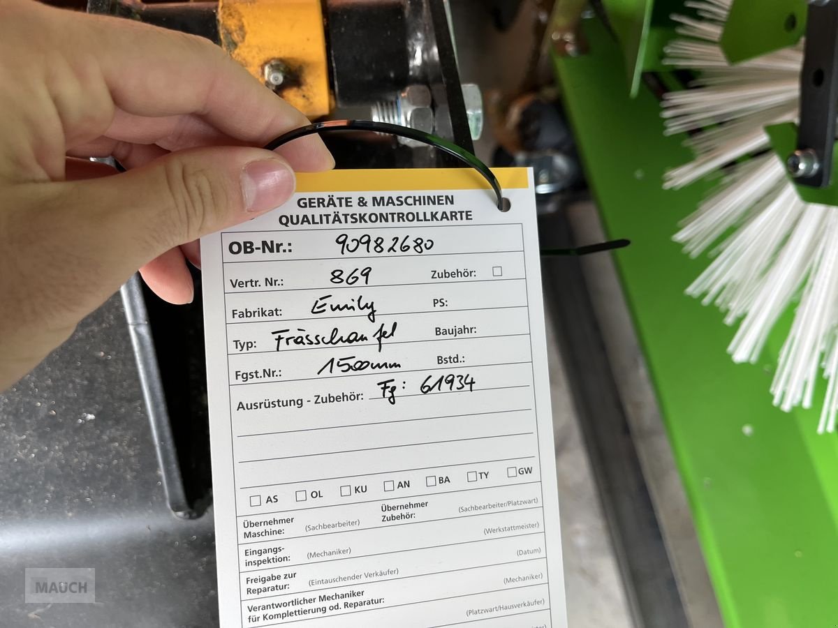 Ladeschaufel tip Emily Frässchaufel 1,5m mit Weidemann Auto-Quick, Gebrauchtmaschine in Burgkirchen (Poză 10)