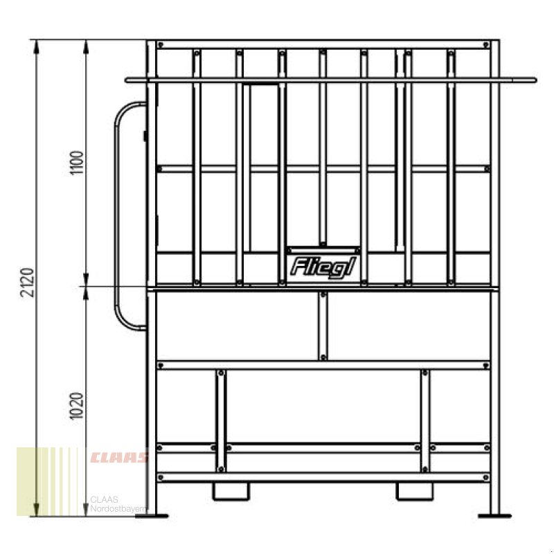 Ladeschaufel des Typs Fliegl ABHFLI000005V ARBEITSBÜHNE, Neumaschine in Breitenbrunn (Bild 2)