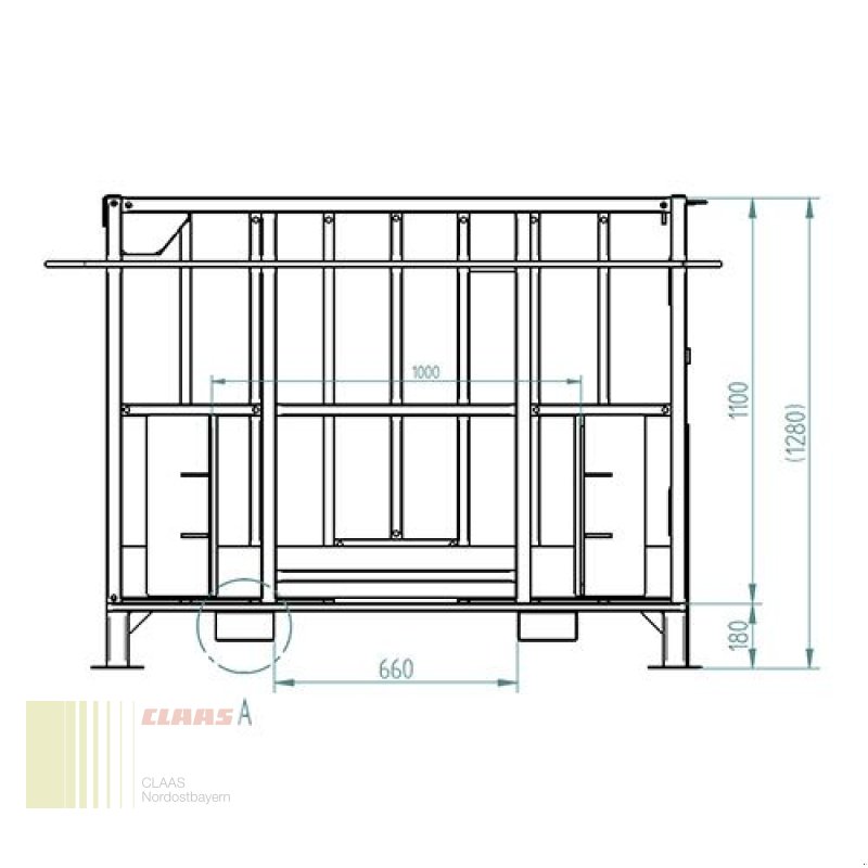 Ladeschaufel des Typs Fliegl ABHFLI000010V ARBEITSBÜHNE, Neumaschine in Bayreuth (Bild 4)