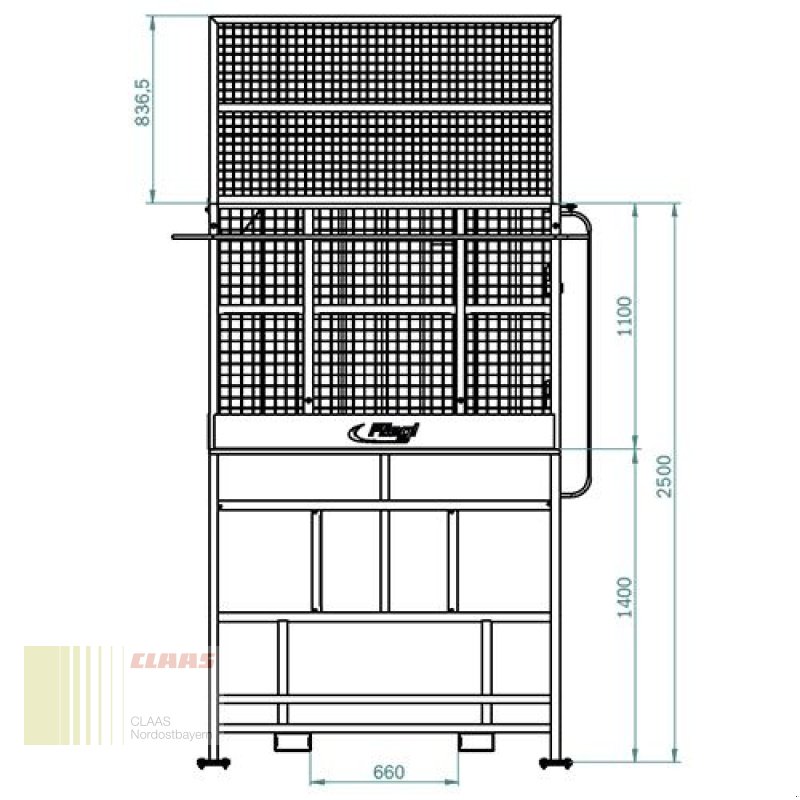 Ladeschaufel des Typs Fliegl ABHFLI000020V ARBEITSBÜHNE, Neumaschine in Schwandorf (Bild 2)