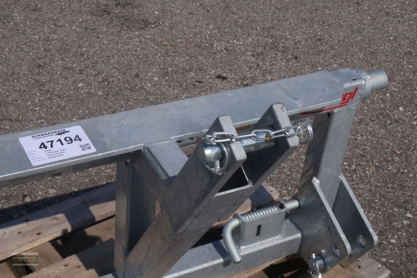 Ladeschaufel van het type Fliegl AgroCenter 3-Punktadapter starr, Neumaschine in Gampern (Foto 6)