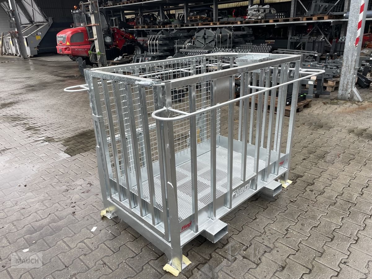 Ladeschaufel des Typs Fliegl Arbeitskorb / Arbeitsbühne mit Erhöhung Euro &PG, Neumaschine in Burgkirchen (Bild 16)