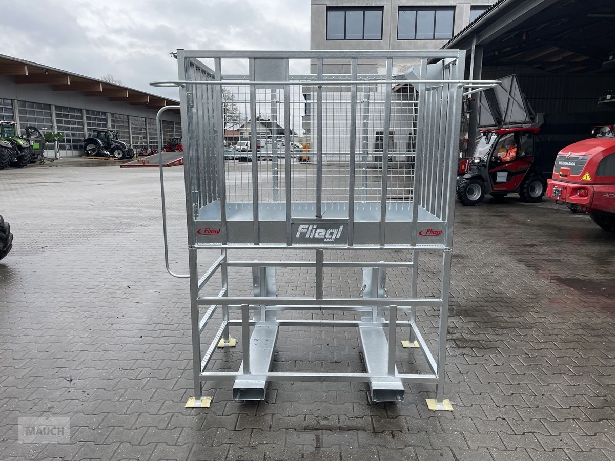 Ladeschaufel des Typs Fliegl Arbeitskorb / Arbeitsbühne mit Erhöhung Euro &PG, Neumaschine in Burgkirchen (Bild 3)