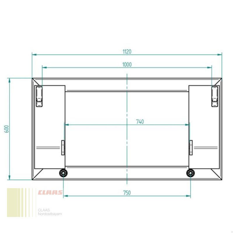 Ladeschaufel des Typs Fliegl BGAFLM000040V BALLENGABEL EASY, Neumaschine in Schwandorf (Bild 3)