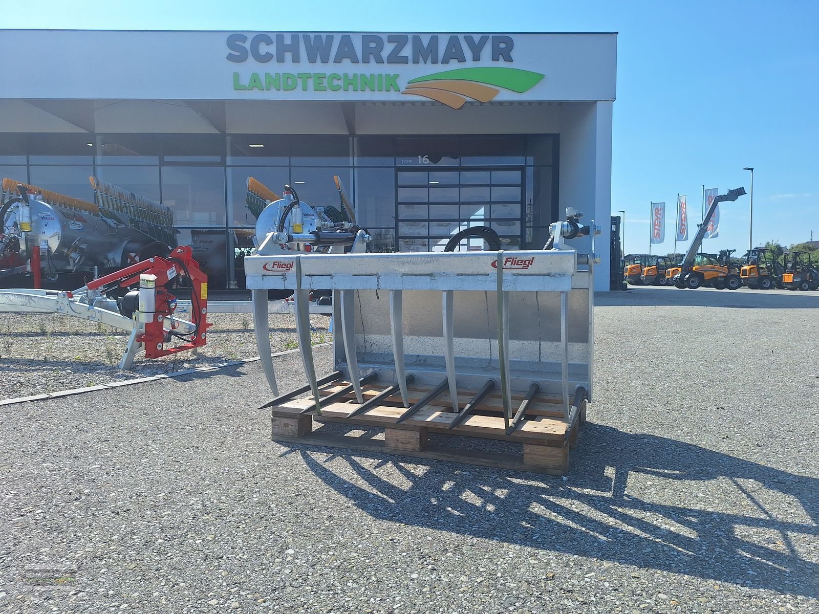 Ladeschaufel typu Fliegl Dung-Silagegabel 1,25m, Neumaschine v Gampern (Obrázek 2)