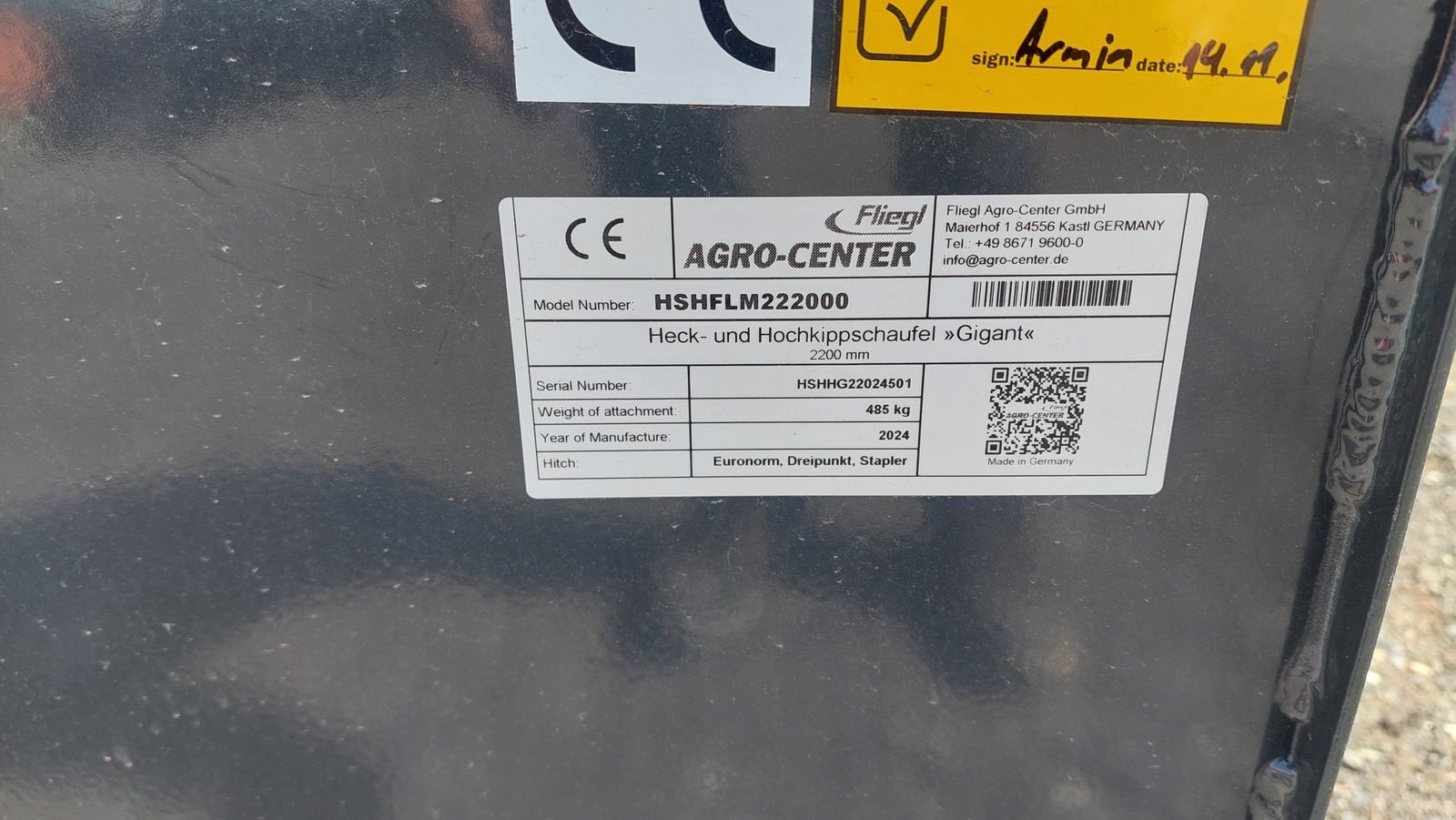 Ladeschaufel des Typs Fliegl Fliegl Gigant 2200mm, Gebrauchtmaschine in Hollenthon (Bild 5)