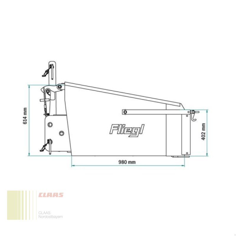 Ladeschaufel des Typs Fliegl HSMFLM180000V HECKSCHAUFEL, Neumaschine in Bayreuth (Bild 3)