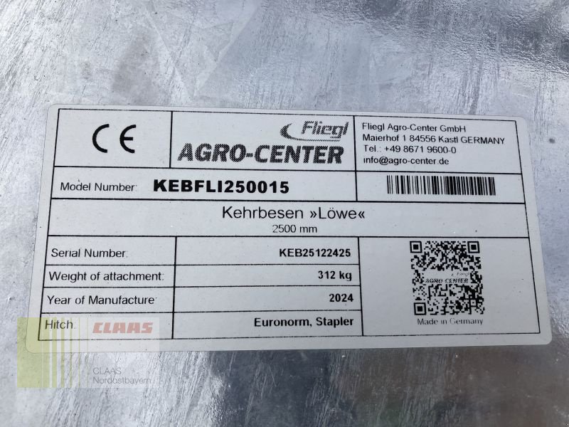 Ladeschaufel des Typs Fliegl KEBFLI250015 LÖWE 2.500MM, Neumaschine in Schwandorf (Bild 7)