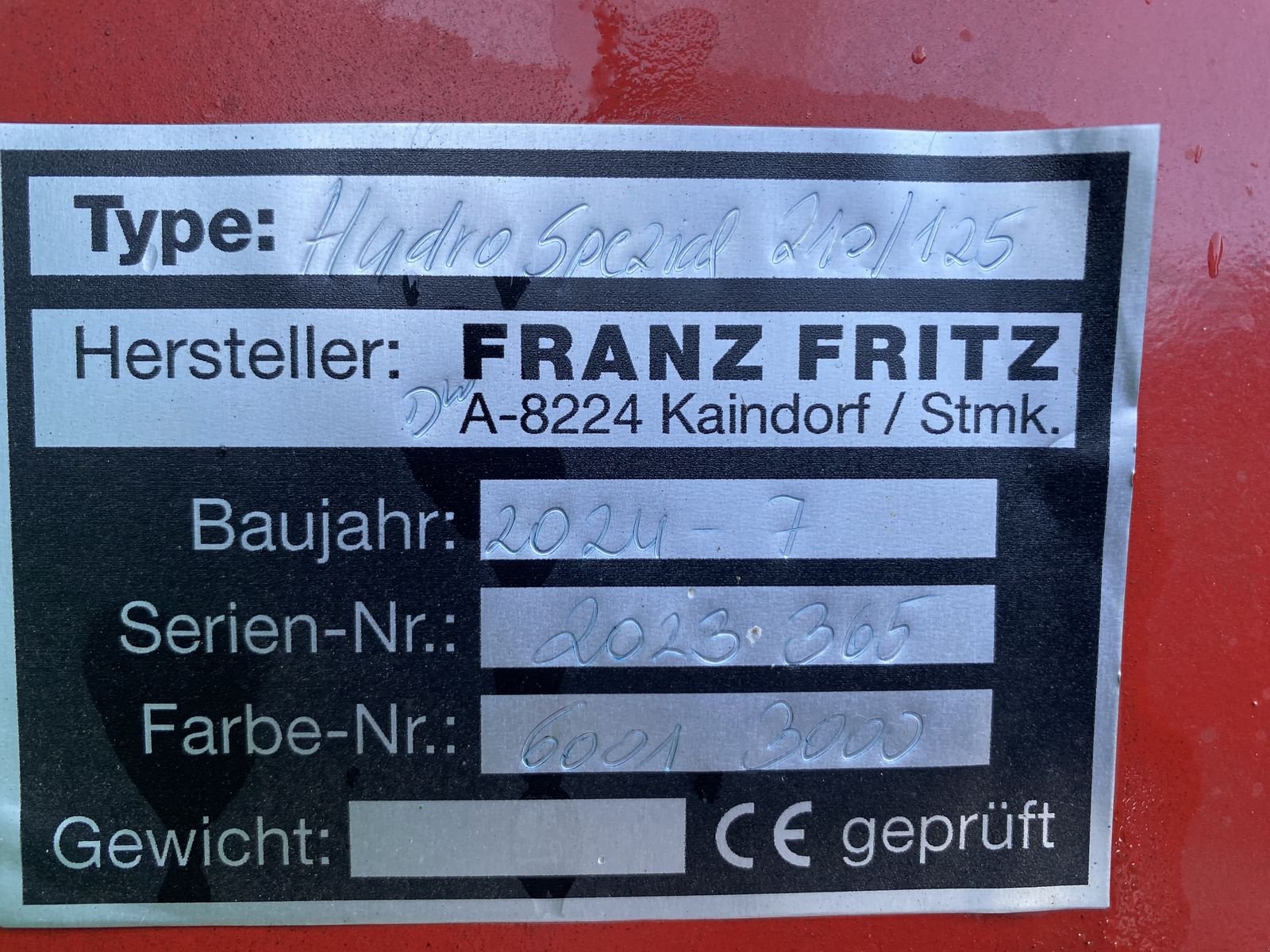 Ladeschaufel typu Fritz Hydro Spezial 210/125, Gebrauchtmaschine v Ried im Oberinntal (Obrázek 5)