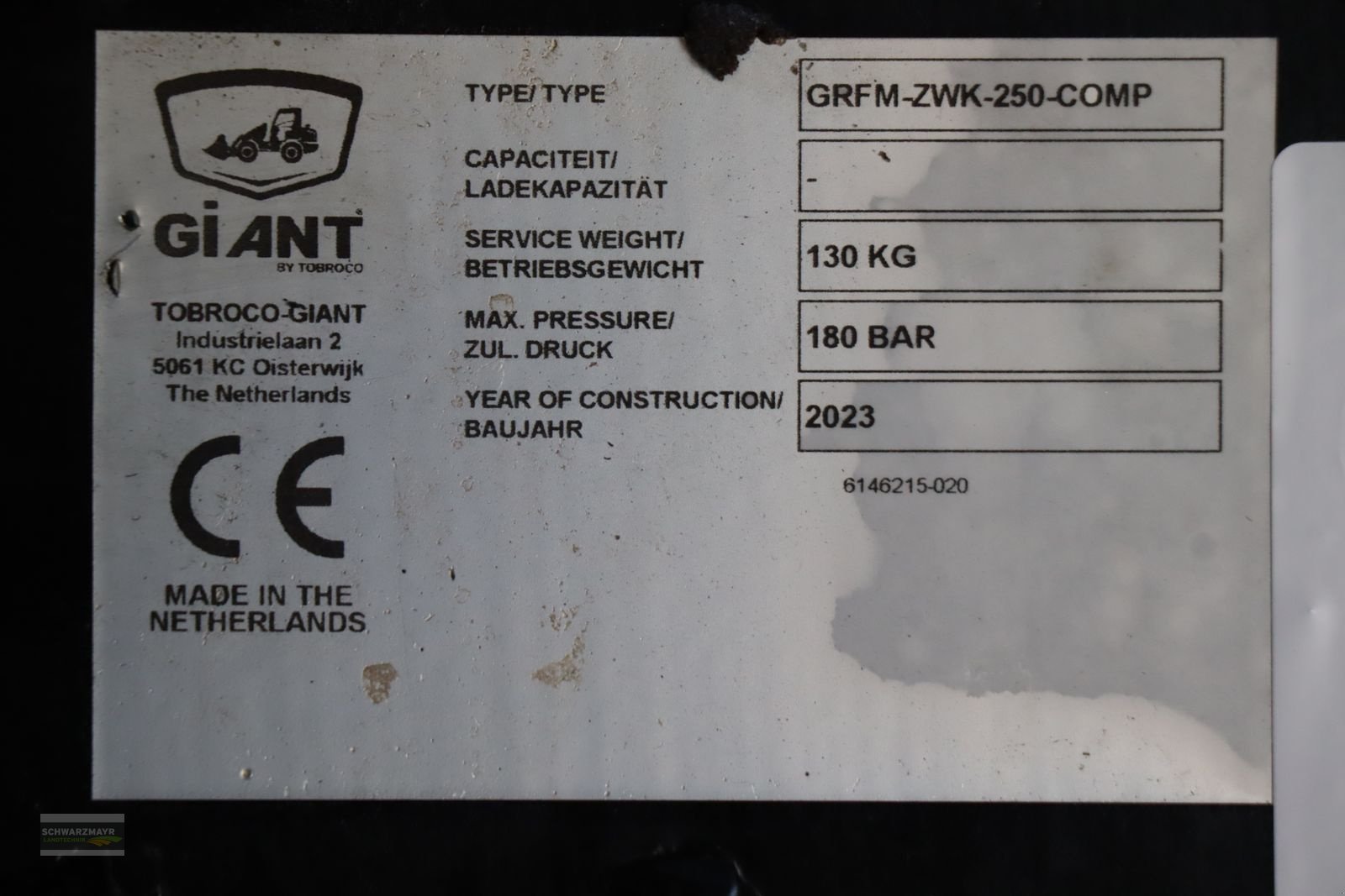 Ladeschaufel typu GiANT Baggerarm 250, Neumaschine v Aurolzmünster (Obrázek 10)
