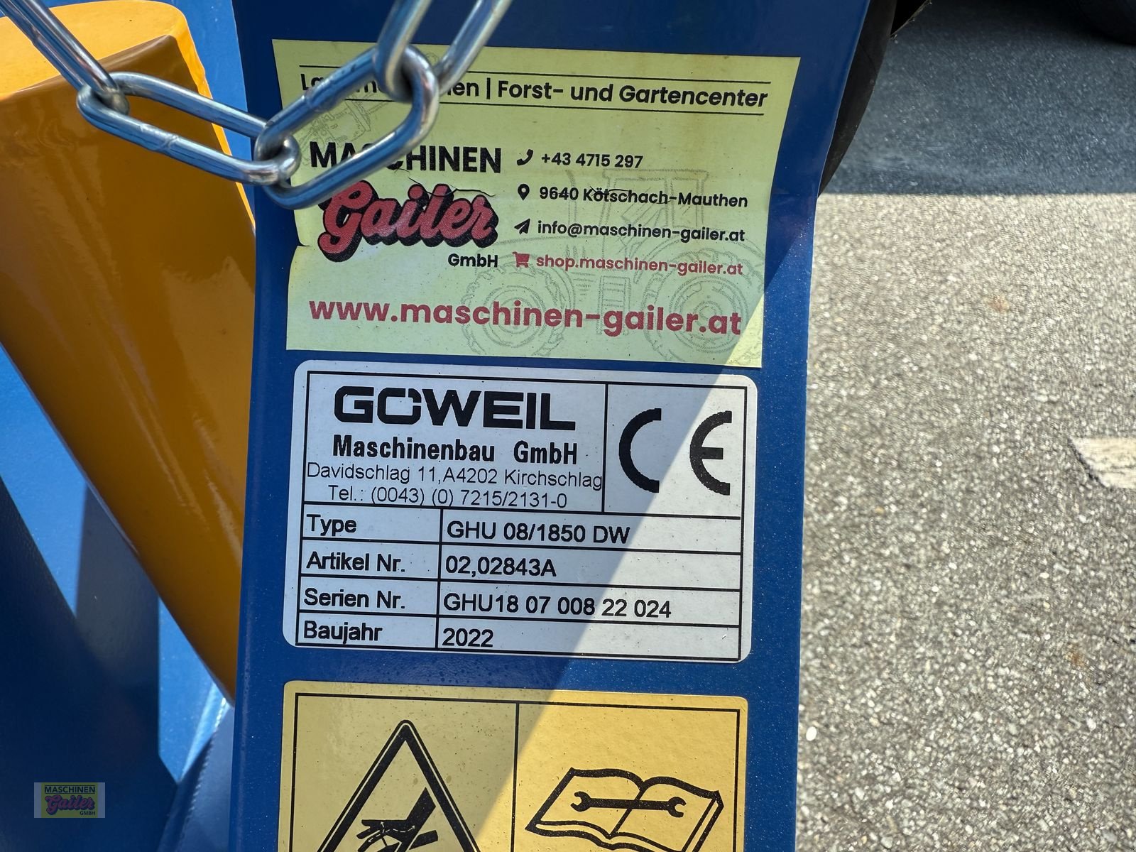 Ladeschaufel des Typs Göweil GHU 08/1850 mit Schwenkvorr. DW und BJ 2022, Gebrauchtmaschine in Kötschach (Bild 5)