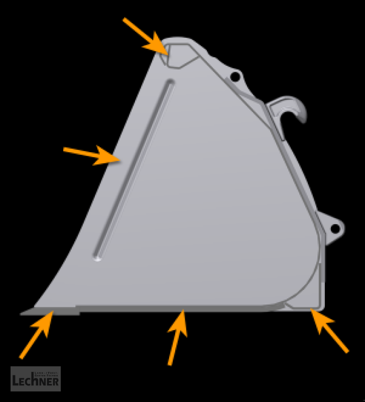 Ladeschaufel des Typs Hauer Erdschaufel 1600mm SWE-Euro, Neumaschine in Bad Abbach-Dünzling (Bild 5)