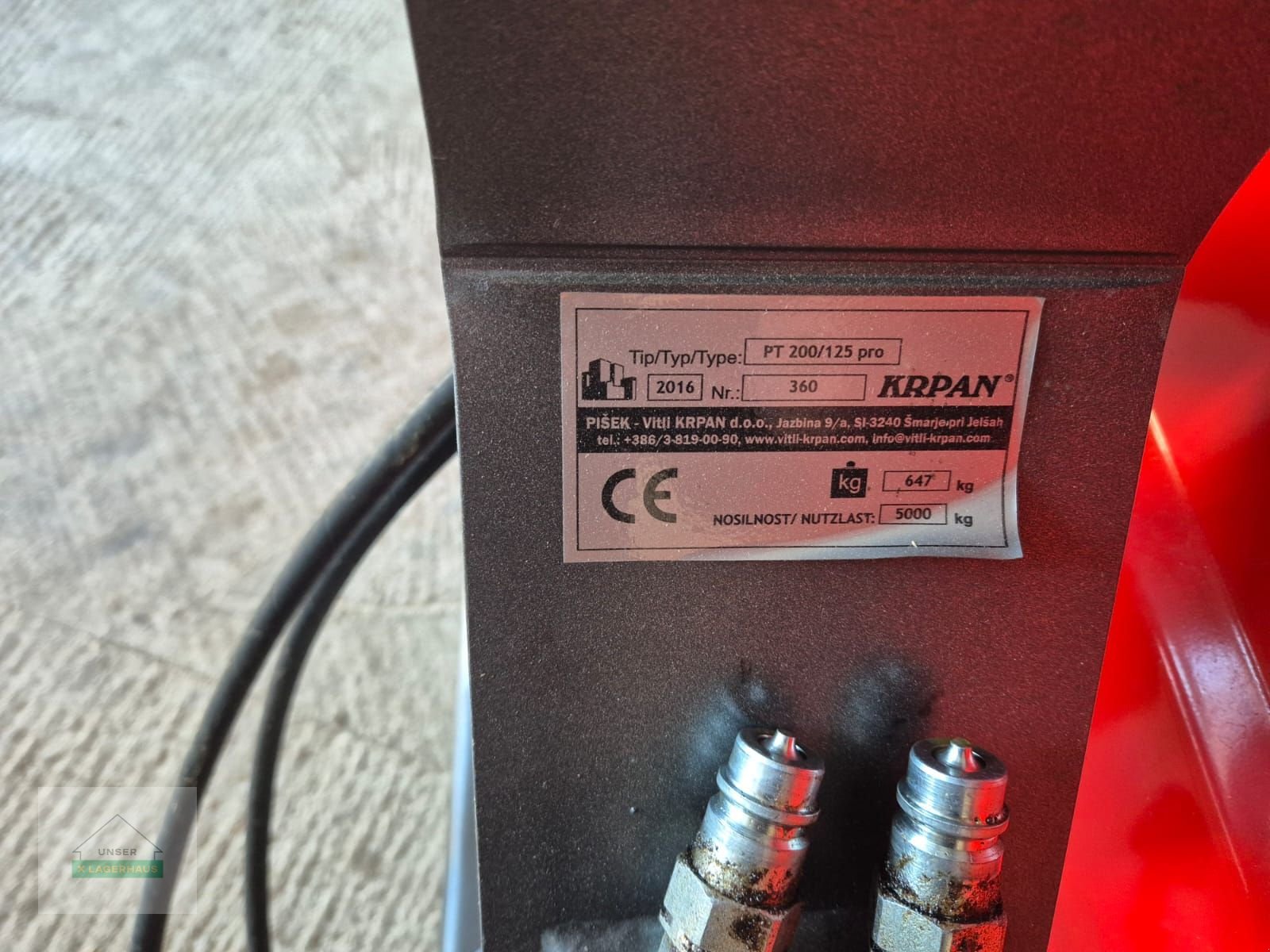 Ladeschaufel of the type Krpan PT 200/125 pro, Gebrauchtmaschine in Freistadt (Picture 5)