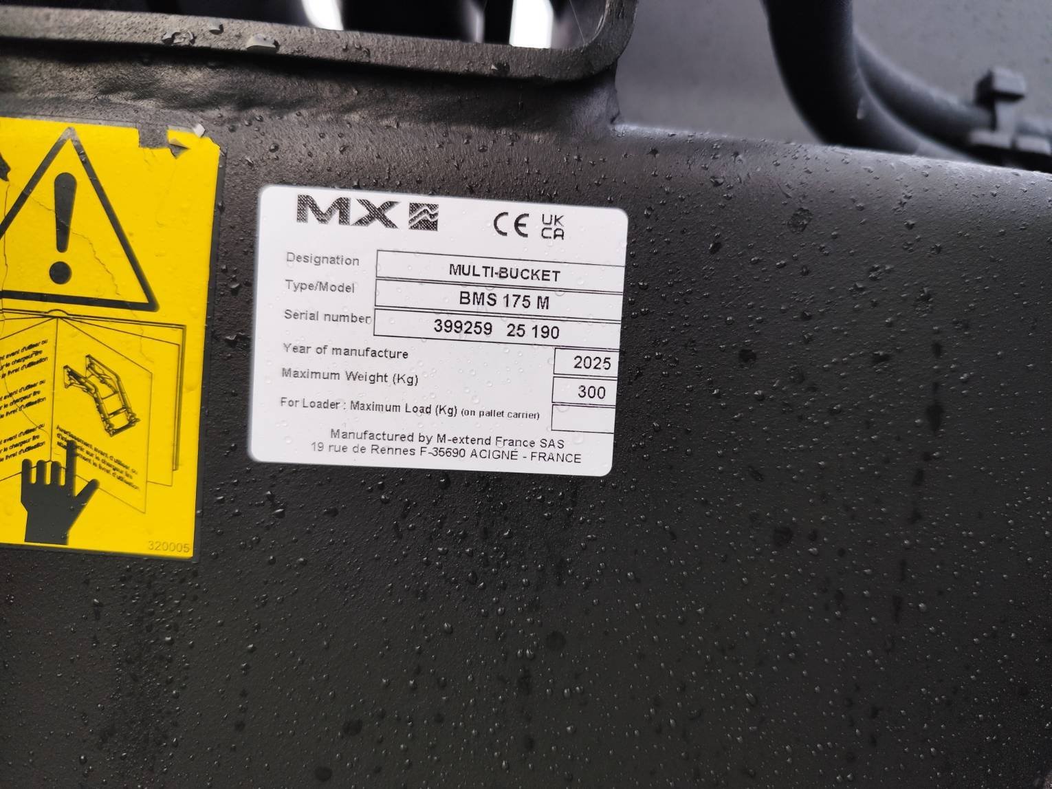 Ladeschaufel tip Mailleux BMS 175M, Gebrauchtmaschine in Le Horps (Poză 10)