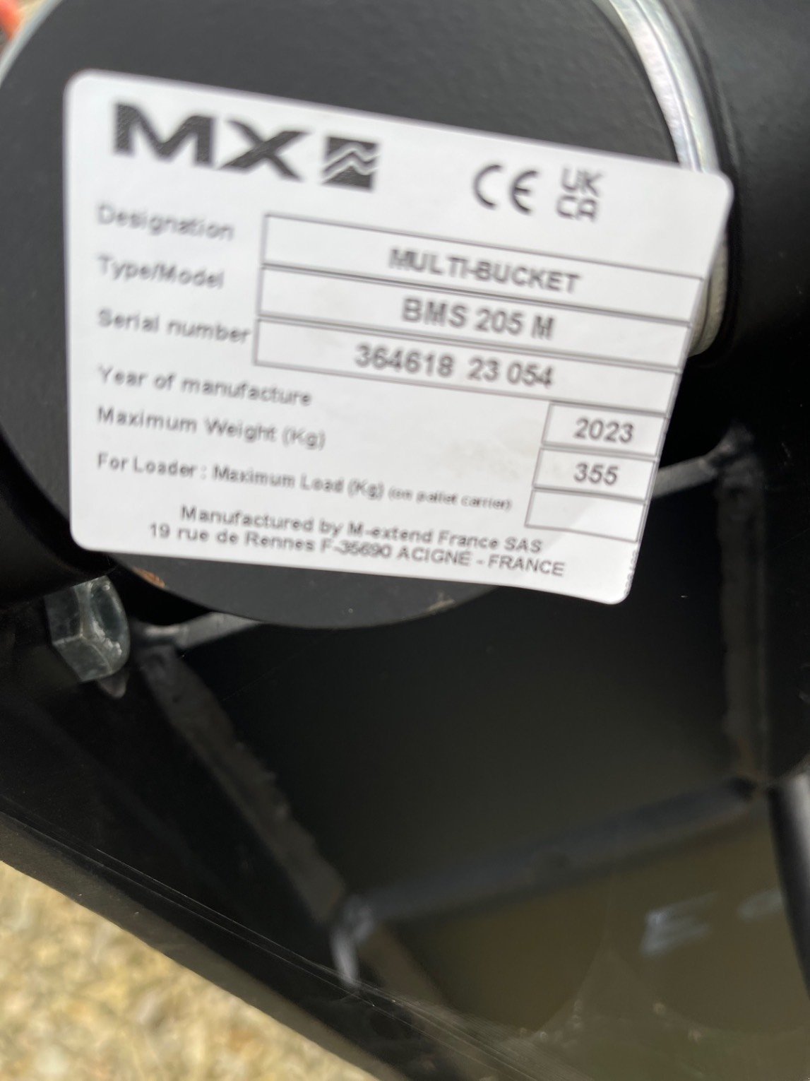 Ladeschaufel a típus Mailleux Multibenne BMS 205M EURO MX, Gebrauchtmaschine ekkor: SAINT CLAIR SUR ELLE (Kép 2)