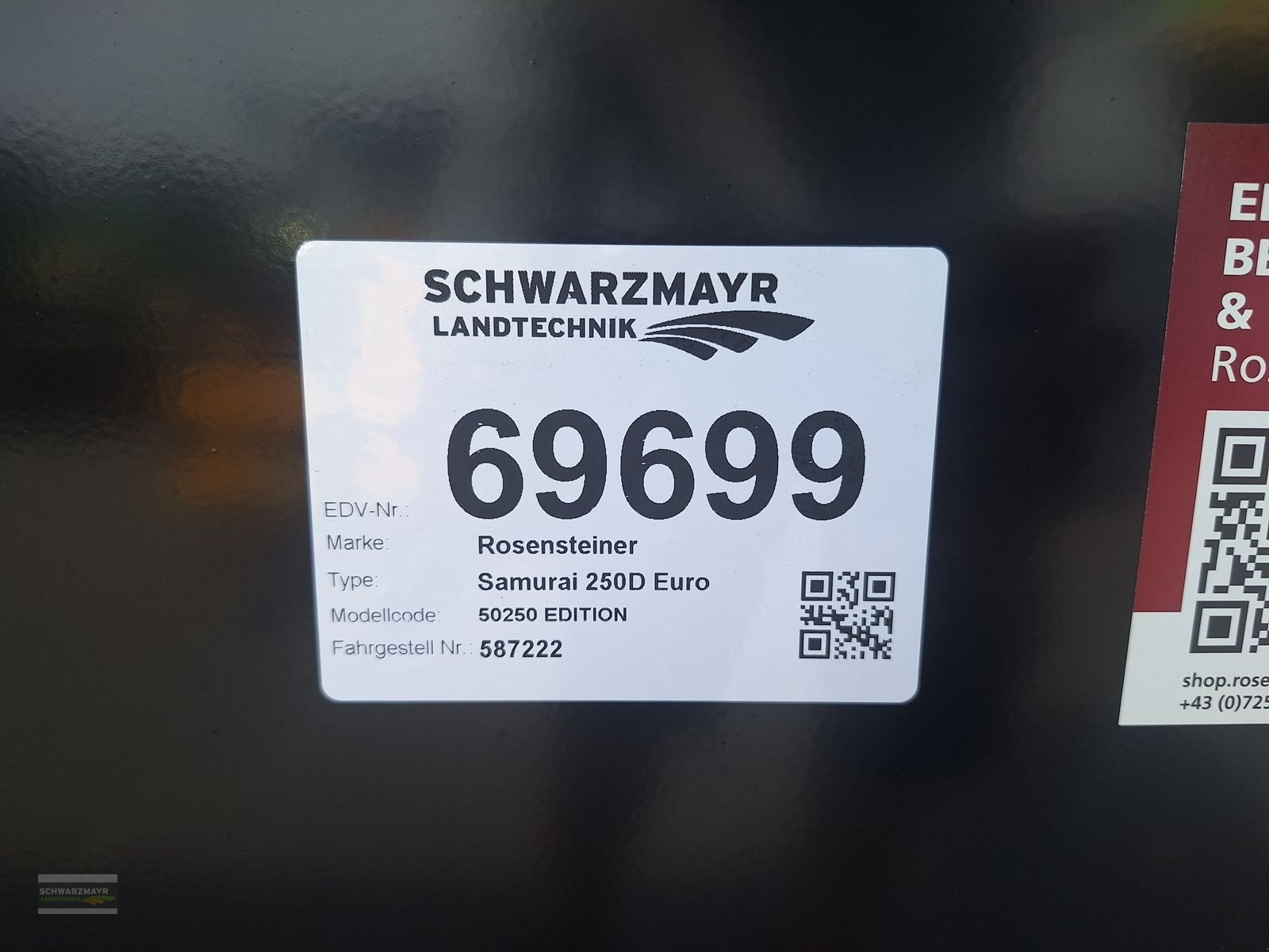 Ladeschaufel des Typs Rosensteiner Samurai 250D Euro, Neumaschine in Aurolzmünster (Bild 14)