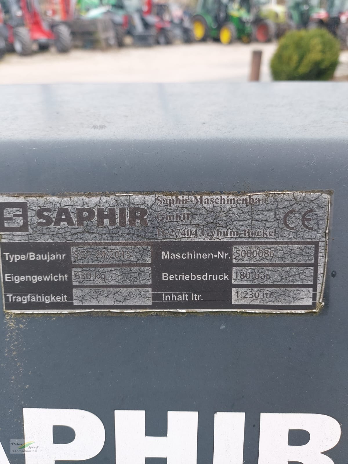 Ladeschaufel типа Saphir Erdschaufel, Gebrauchtmaschine в Pegnitz-Bronn (Фотография 5)