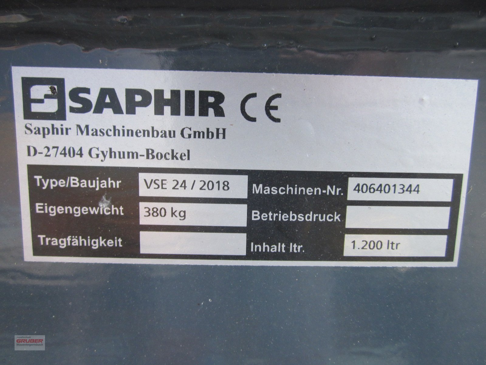 Ladeschaufel des Typs Saphir Großraum LG 24+, Neumaschine in Dorfen (Bild 5)