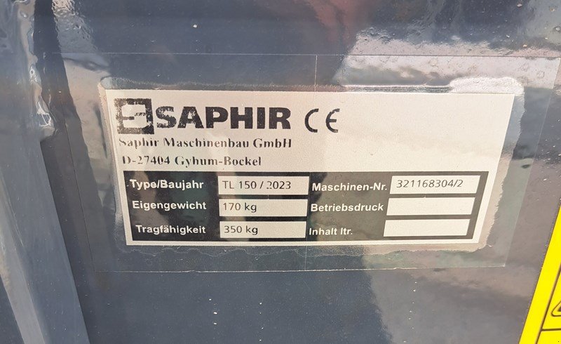 Ladeschaufel des Typs Saphir TL 150, Neumaschine in Susten (Bild 3)
