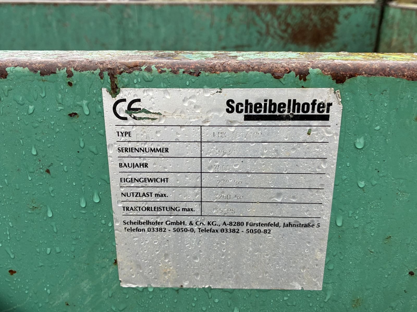 Ladeschaufel от тип Scheibelhofer LHK 180/100, Gebrauchtmaschine в Villach (Снимка 5)