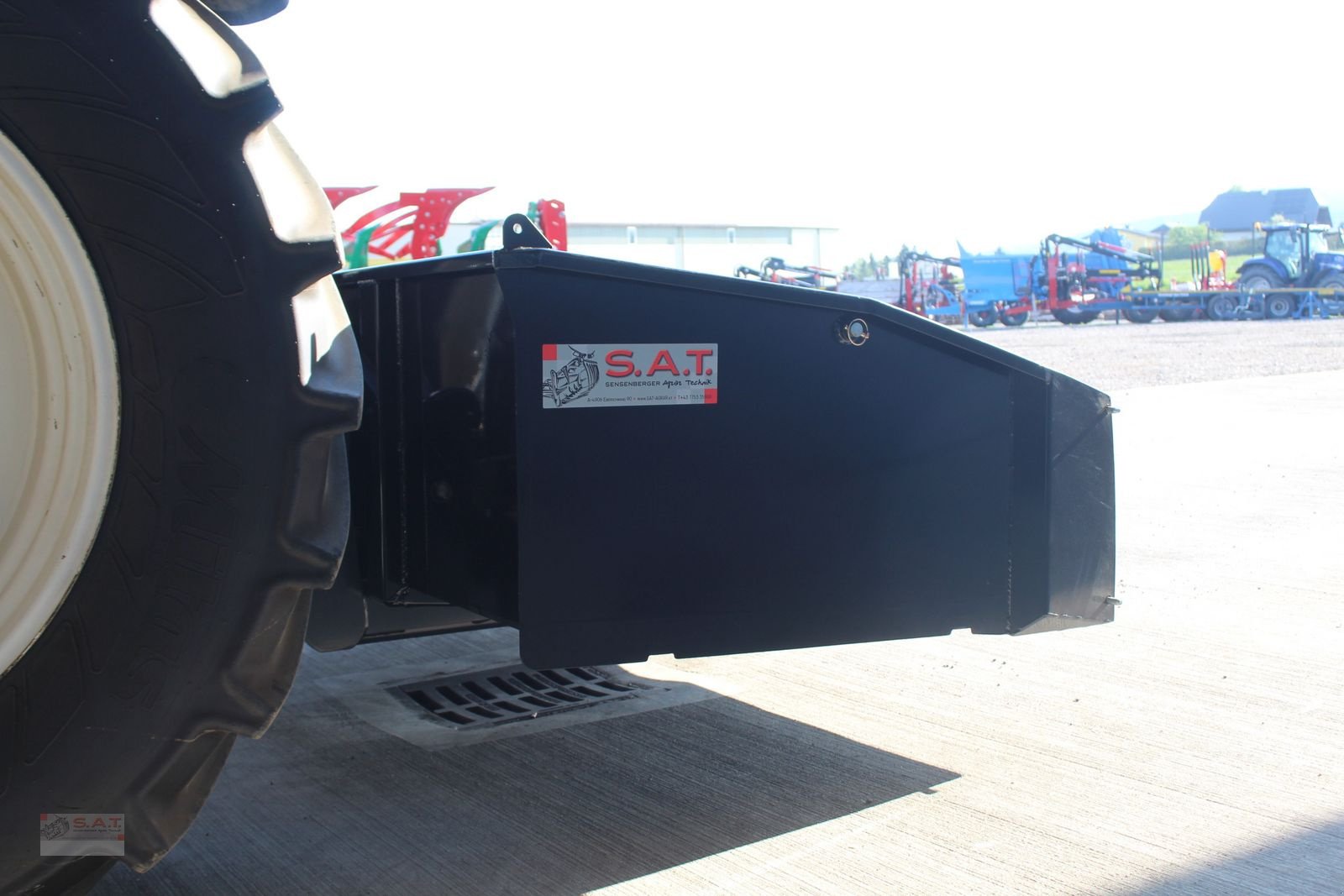 Ladeschaufel Türe ait Sonstige 1800-Heckschaufel-Heckcontainer, Neumaschine içinde Eberschwang (resim 4)