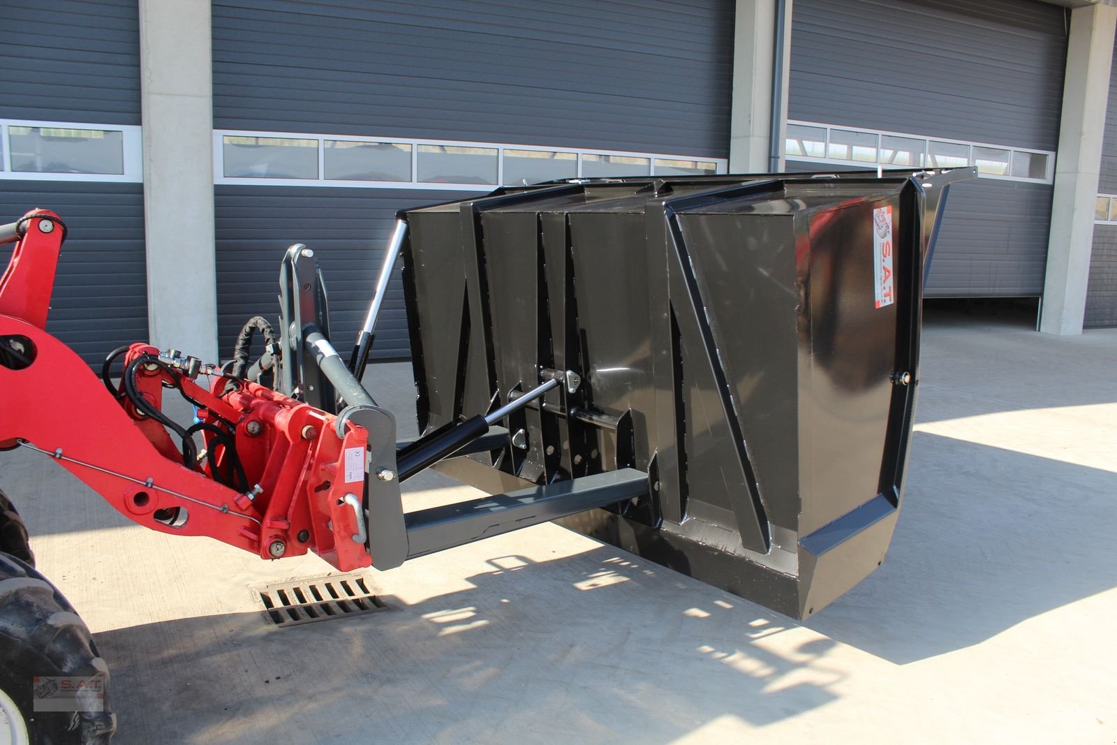Ladeschaufel Türe ait Sonstige 1800-Heckschaufel-Heckcontainer, Neumaschine içinde Eberschwang (resim 22)