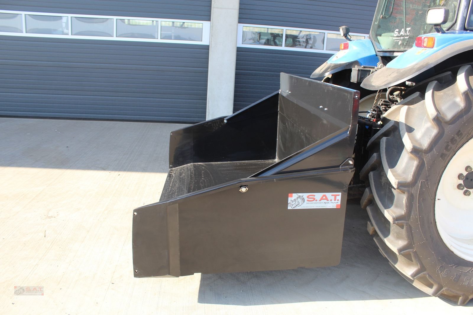Ladeschaufel Türe ait Sonstige 1800-Heckschaufel-Heckcontainer, Neumaschine içinde Eberschwang (resim 11)