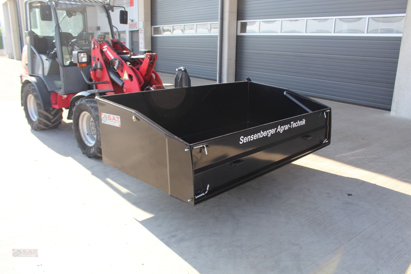 Ladeschaufel Türe ait Sonstige 1800-Heckschaufel-Heckcontainer, Neumaschine içinde Eberschwang (resim 25)