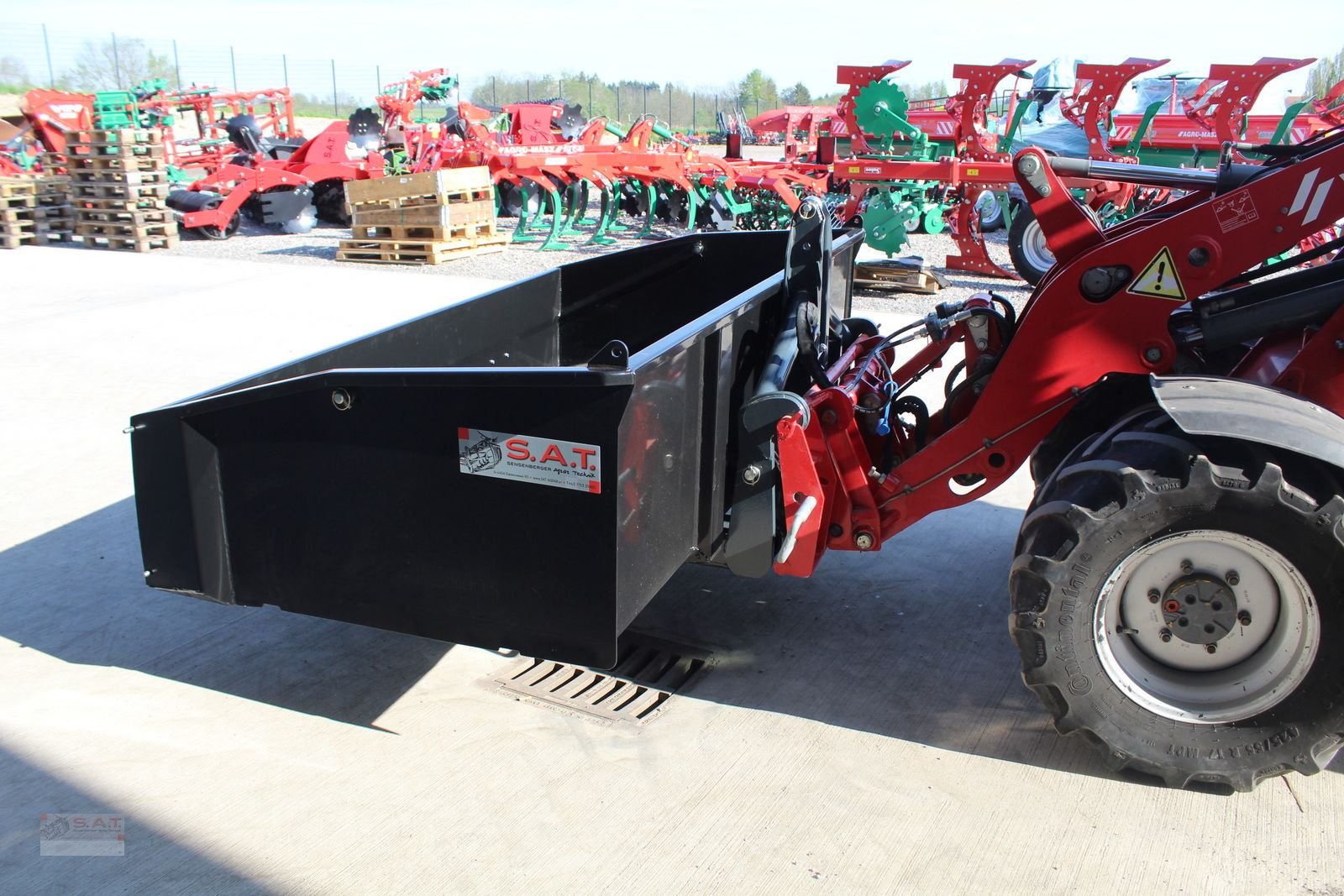 Ladeschaufel Türe ait Sonstige 1800-Heckschaufel-Heckcontainer, Neumaschine içinde Eberschwang (resim 27)