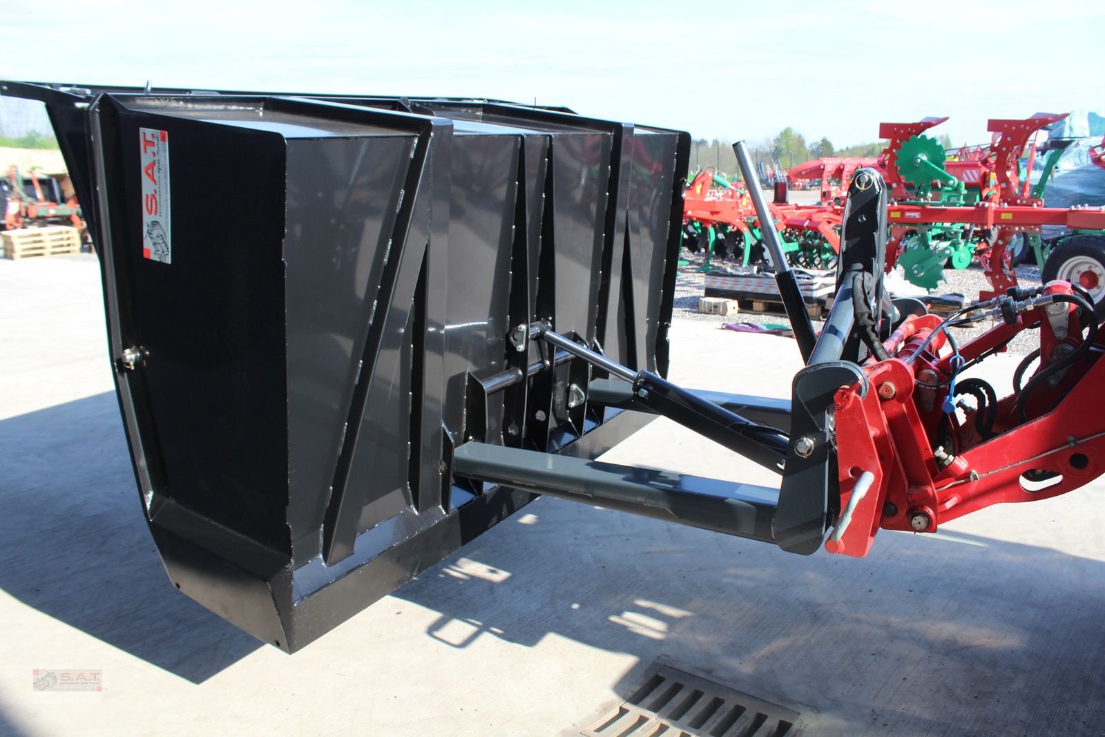 Ladeschaufel Türe ait Sonstige 1800-Heckschaufel-Heckcontainer, Neumaschine içinde Eberschwang (resim 20)