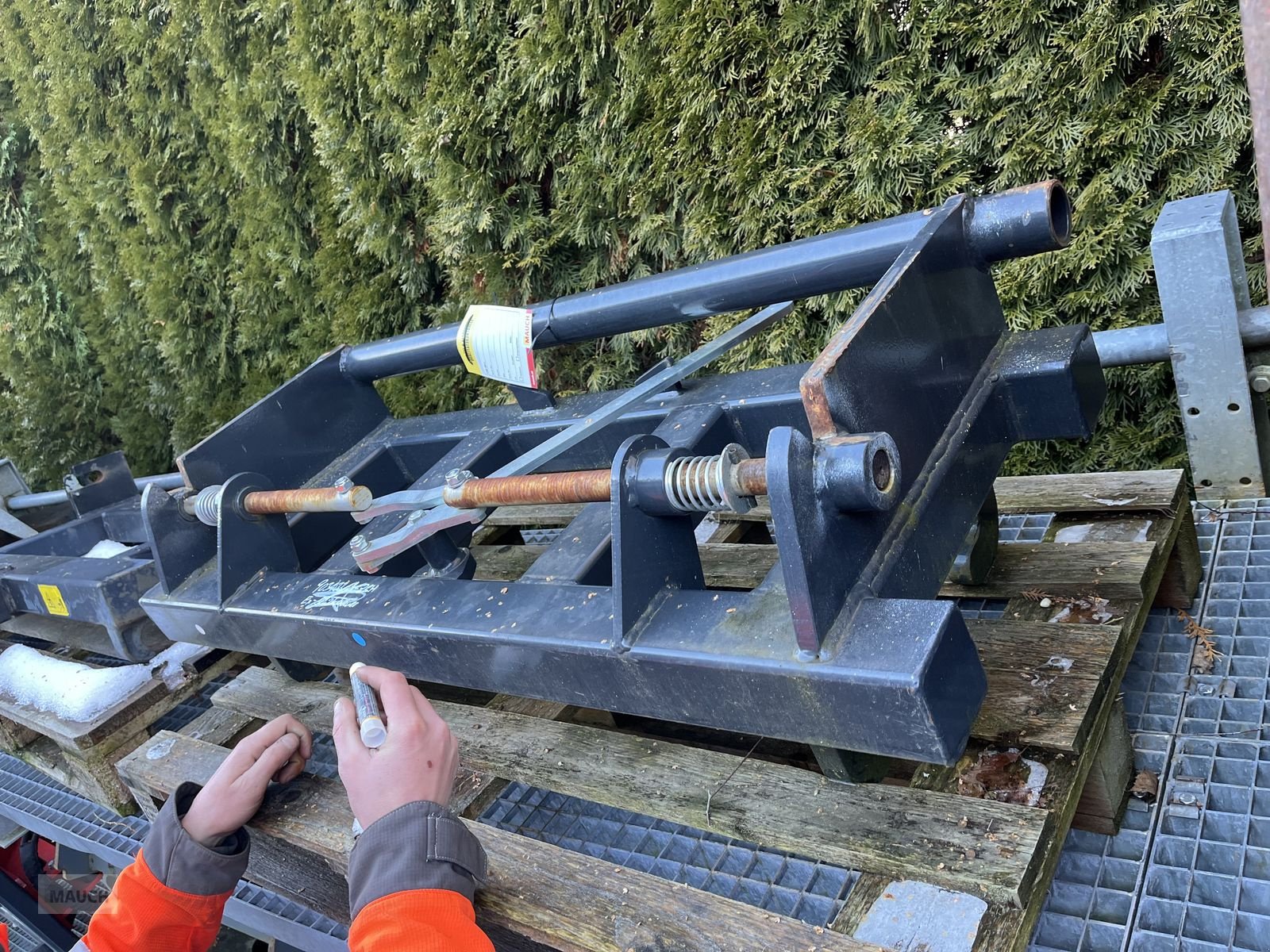 Ladeschaufel van het type Sonstige Adapter Kramer M auf Hauer 1180mm, Gebrauchtmaschine in Burgkirchen (Foto 1)