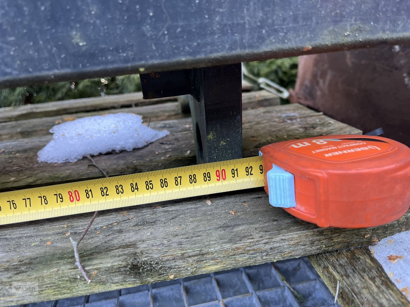 Ladeschaufel van het type Sonstige Adapter Kramer M auf Hauer 1180mm, Gebrauchtmaschine in Burgkirchen (Foto 8)