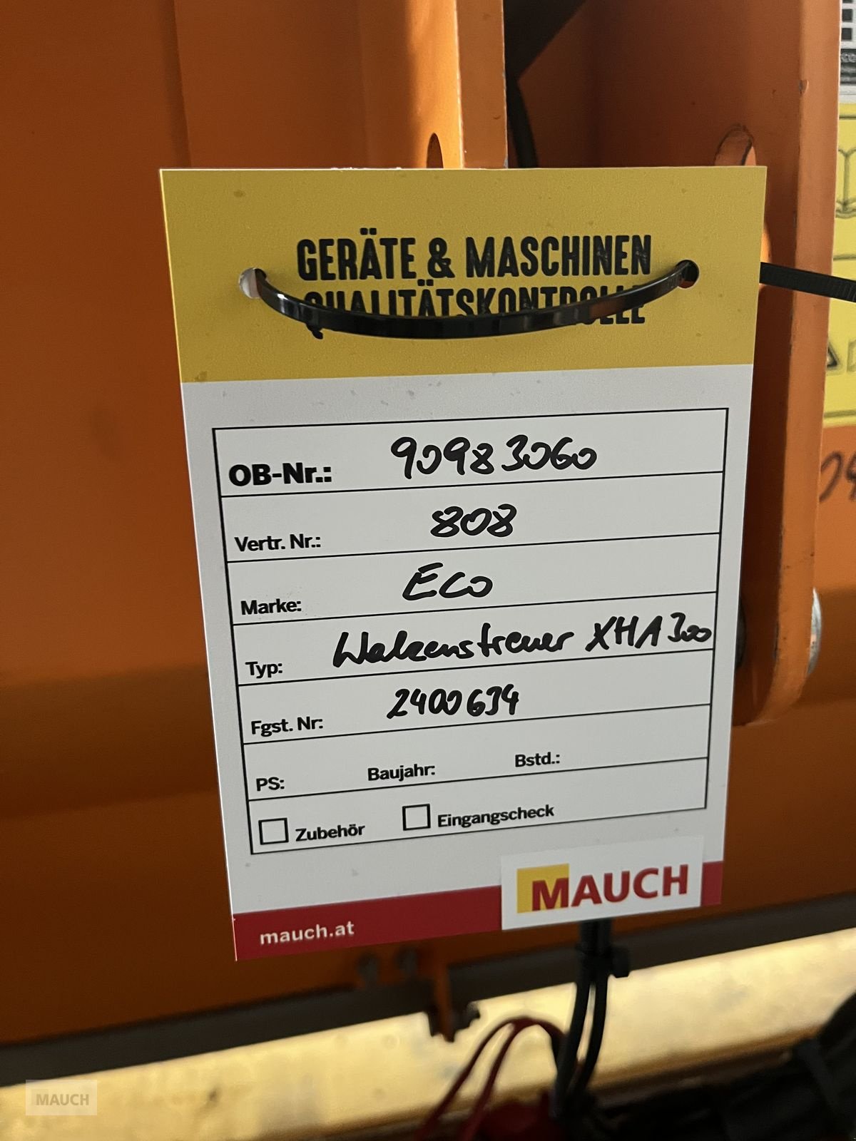 Ladeschaufel des Typs Sonstige Eco Walzenstreuer XHA300 mit Dreipunkt, Gebrauchtmaschine in Burgkirchen (Bild 10)