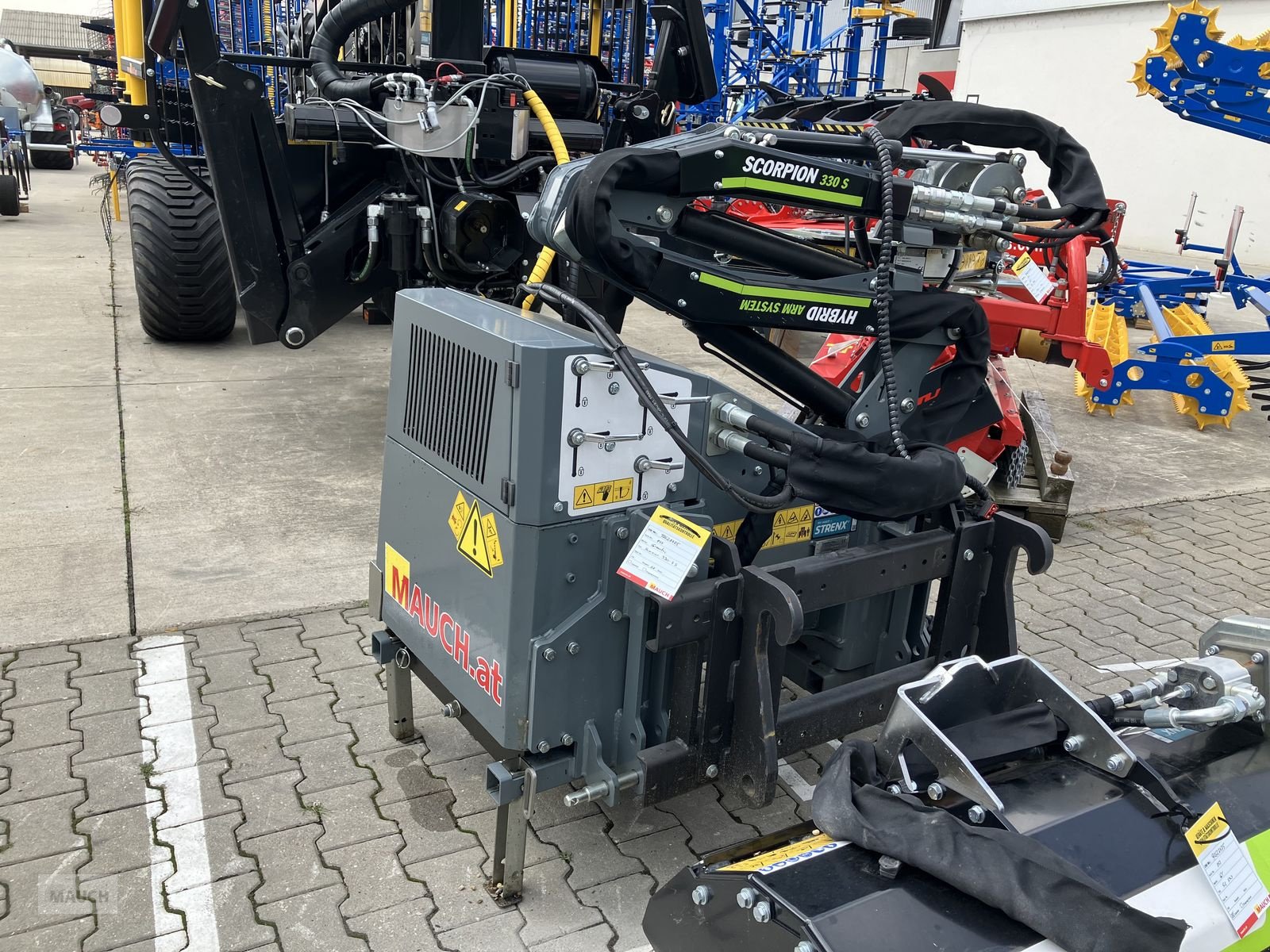 Ladeschaufel a típus Sonstige Greentec Scorpion 330-4S mit Weidemann Aufnahme, Gebrauchtmaschine ekkor: Burgkirchen (Kép 13)