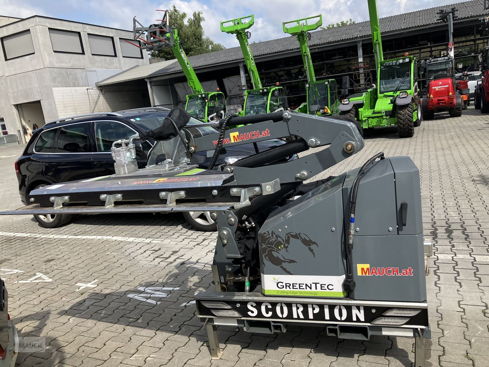Ladeschaufel a típus Sonstige Greentec Scorpion 330-4S mit Weidemann Aufnahme, Gebrauchtmaschine ekkor: Burgkirchen (Kép 1)