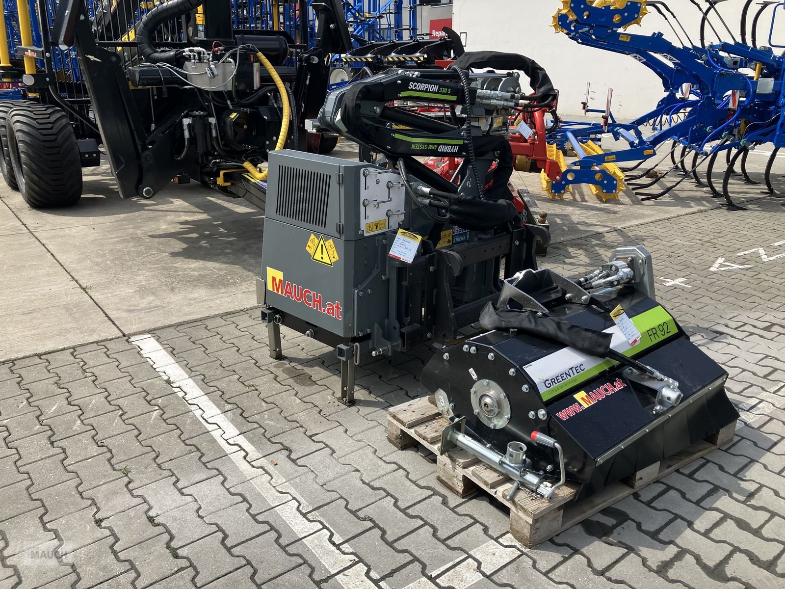 Ladeschaufel a típus Sonstige Greentec Scorpion 330-4S mit Weidemann Aufnahme, Gebrauchtmaschine ekkor: Burgkirchen (Kép 16)